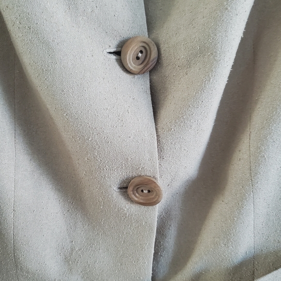 Vintage long dress , open front buttons and waist belt - Picture 3 of 16